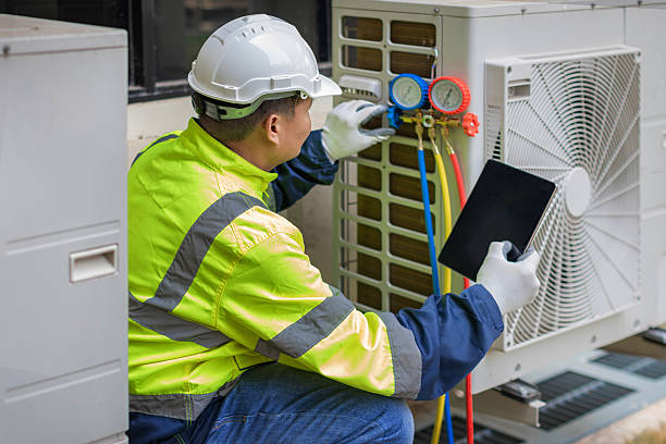 Professional Hvac technician working in Townville, SC